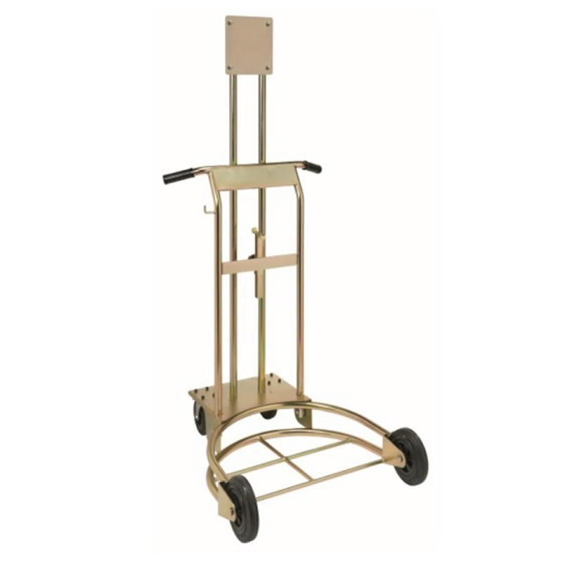 TROLLEY WITH 4 WHEELS 2 FIXED and 2 ADJUSTABLE